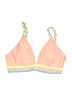 Popvil Color Block Pink Swimsuit Top Size S - photo 1