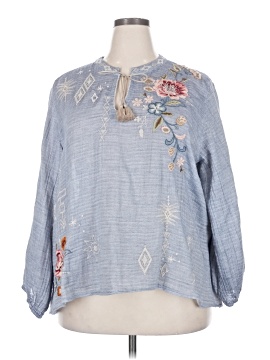 Johnny Was 3/4 Sleeve Blouse