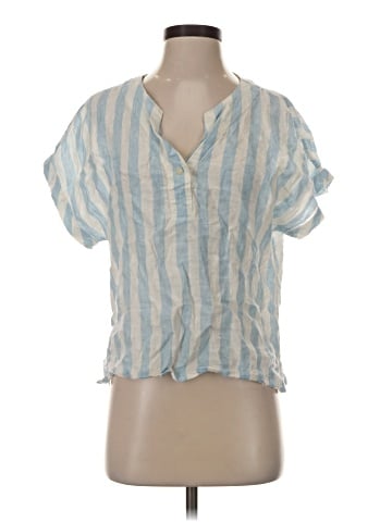 L.L.Bean Signature Short Sleeve Blouse (view 1)
