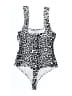 Le Lis Silver Bodysuit Size L - photo 2