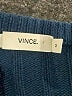 Vince. Color Block Blue Cashmere Pullover Sweater Size M - photo 7