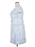 Eliza J 100% Polyester Tweed Blue Cocktail Dress Size 18 - photo 5