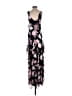 City Studio Floral Black Pink Cocktail Dress Size XXS - photo 2