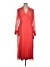 DKNY 100% Polyester Red Cocktail Dress Size 16 - photo 1