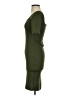 Popular Basics Solid Green Casual Dress Size S - photo 5