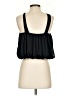 Free People 100% Polyester Black Sleeveless Blouse Size S - photo 2