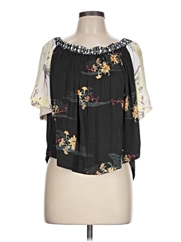 Free People Short Sleeve Blouse (view 1)