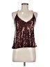 rue21 100% Polyester Brown Sleeveless Top Size M - photo 1