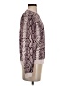 Cami NYC 100% Cotton Animal Print Purple Pullover Sweater Size S - photo 4