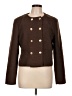 Ann Taylor LOFT 100% Polyester Tweed Brown Jacket Size L - photo 1