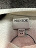 Nic + Zoe Animal Print White Pullover Sweater Size XS - photo 7