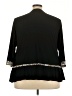 Avenue Black 3/4 Sleeve Blouse Size 22 Plus - photo 2