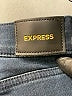 Express 100% Cotton Chevron-herringbone Blue Black Jeans Size 2 - photo 4