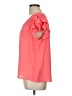 Vince Camuto 100% Polyester Pink Short Sleeve Blouse Size L - photo 5