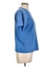G.W. Blue Short Sleeve Top Size 10 - photo 4