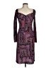 Studio Soleil 100% Polyester Paisley Purple Cocktail Dress Size M - photo 1
