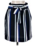 Express 100% Polyester Stripes Black Casual Skirt Size XS - photo 1