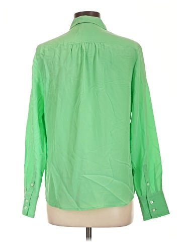 J.Crew Long Sleeve Silk Top (view 2)