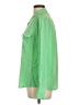 J.Crew 100% Silk Green Long Sleeve Silk Top Size 10 - photo 5