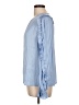 Ann Taylor LOFT 100% Polyester Blue Long Sleeve Blouse Size L - photo 5