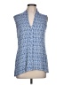 Unbranded Blue Sleeveless Blouse Size L (estimated) - photo 1