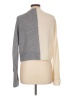 OGD 100% Cashmere Color Block Gray Cardigan Size L - photo 2