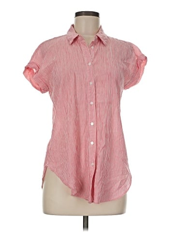 Ann Taylor LOFT Outlet Short Sleeve Blouse (view 1)
