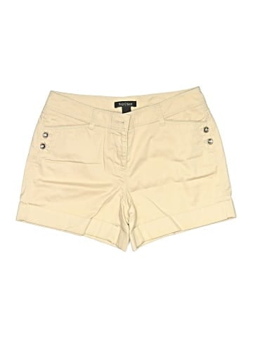 White House Black Market Khaki Shorts (view 1)