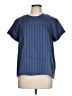 Protagonist Blue Short Sleeve Blouse Size L - photo 1