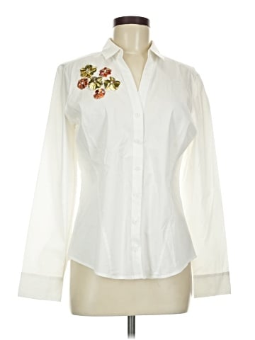 7th Avenue Design Studio New York & Company Long Sleeve Blouse (view 1)