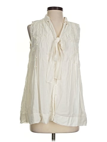 Feathers Sleeveless Blouse (view 1)