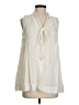 Feathers Ivory Sleeveless Blouse Size XS - photo 1
