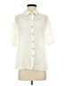 Cupshe 100% Polyester Ivory Short Sleeve Blouse Size S - photo 1