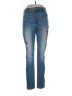 Express Floral Blue Jeans Size 10R - photo 1