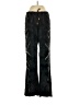 Chaser 100% Viscose Chevron-herringbone Black Casual Pants Size S - photo 1