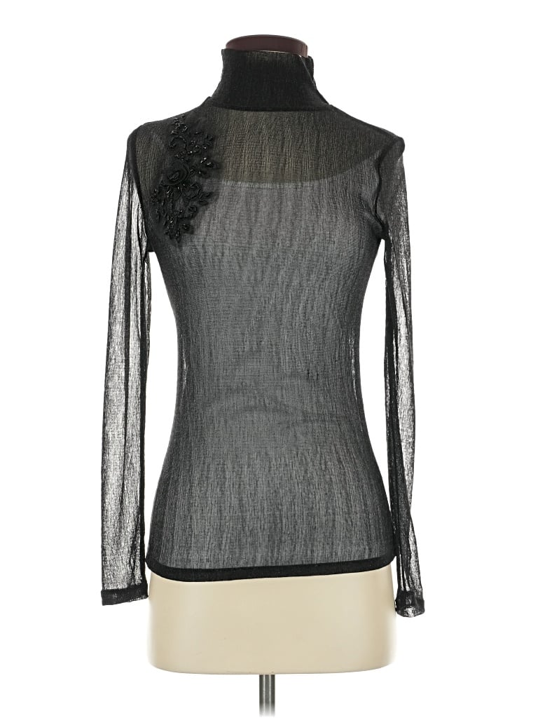 Pre-owned Mng Suit Long Sleeve Top Black Turtleneck Tops