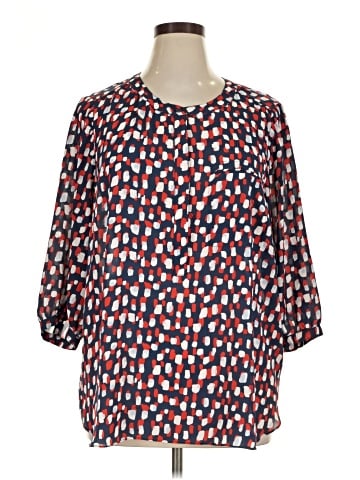 Not Your Daughter's Jeans 3/4 Sleeve Blouse (view 1)