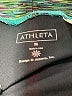 Athleta Chevron-herringbone Green Athletic Shorts Size M - photo 3