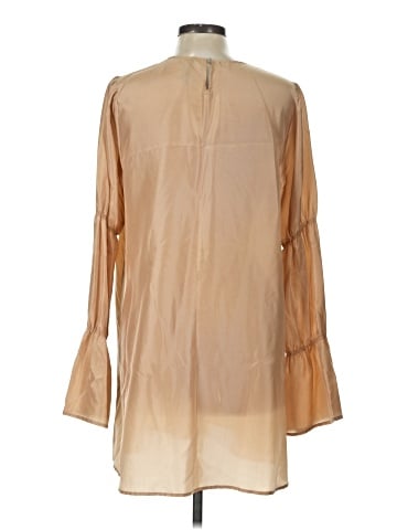 Thursday Friday Long Sleeve Silk Top (view 2)