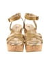 Jimmy Choo Gold Yellow Wedges Size EU 38 - photo 2