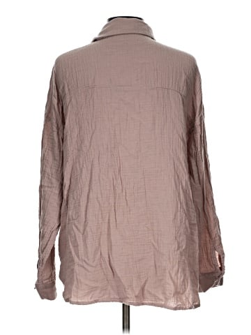 Unbranded Long Sleeve Button-Down Shirt (view 2)