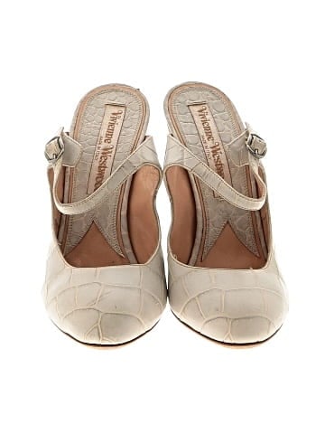 Vivienne Westwood Leather Embossed Heels (view 2)
