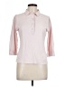 Ann Taylor Color Block Pink 3/4 Sleeve Blouse Size L - photo 1