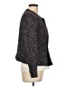 Lafayette 148 New York Tweed Gray Silver Blazer Size 10 - photo 4