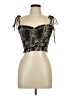 Reset 100% Polyester Black Sleeveless Top Size L - photo 1