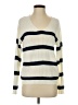 Shein 100% Acrylic Stripes Ivory Pullover Sweater Size 4 - photo 1