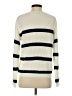 Shein 100% Acrylic Stripes Ivory Pullover Sweater Size 4 - photo 2