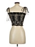 Reset 100% Polyester Black Sleeveless Top Size L - photo 2