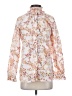 J.Crew 100% Cotton Floral Ivory Long Sleeve Blouse Size 4 - photo 1