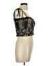 Reset 100% Polyester Black Sleeveless Top Size L - photo 4